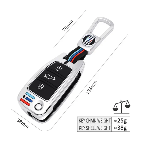 قاب ریموت لاکچری فلزی JAC J4 طرح BMW - تصویر 3