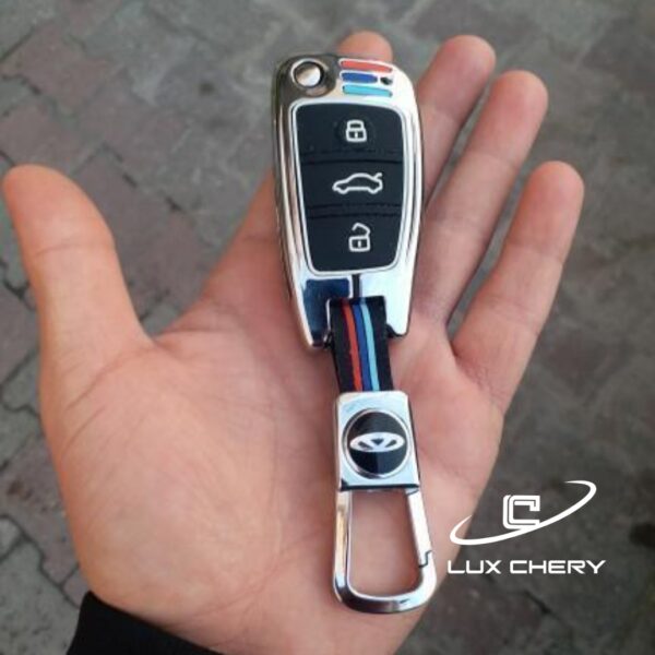 قاب ریموت لاکچری فلزی JAC J4 طرح BMW - تصویر 2