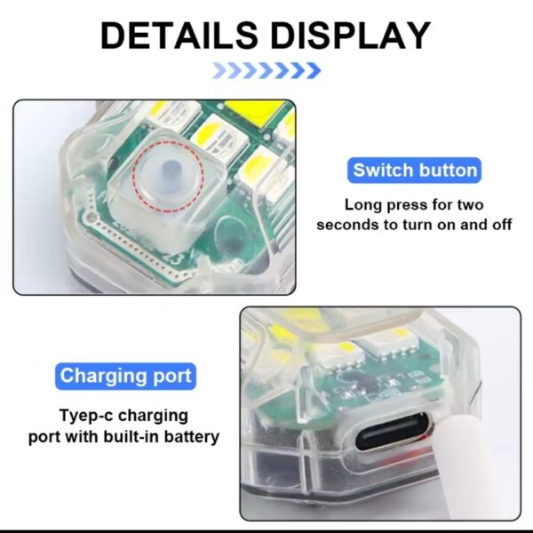 چراغ LED پلیسی مدل GLOWIX - تصویر 5