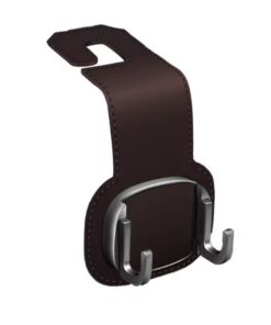 آویز چرمی پشت صندلی دو قلاب