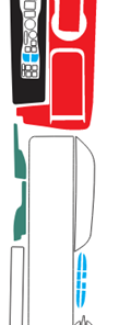 Alternative view of محافظ خودترمیم کنسول و مانیتور و کابین Arrizo6 GT (39 تکه) (اصلی وارداتی درجه یک)