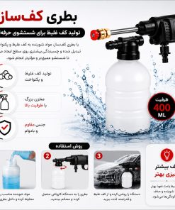 Alternative view of کارواش شارژی مدل HydroJet 70 | نظافت در دستان شما