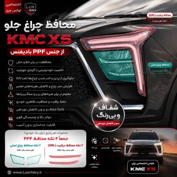 محافظ چراغ و دیلایت KMC X5