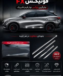 Alternative view of زه استیل روی نوار قرمز دربهای FOWNIX FX
