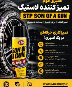 اسپری فوم تمیز کننده لاستیک STP مدل Son of a Gun